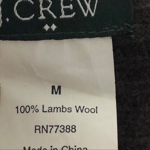 J. Crew cardigan lambs wool knit ribbed knit - Picture 5 of 5